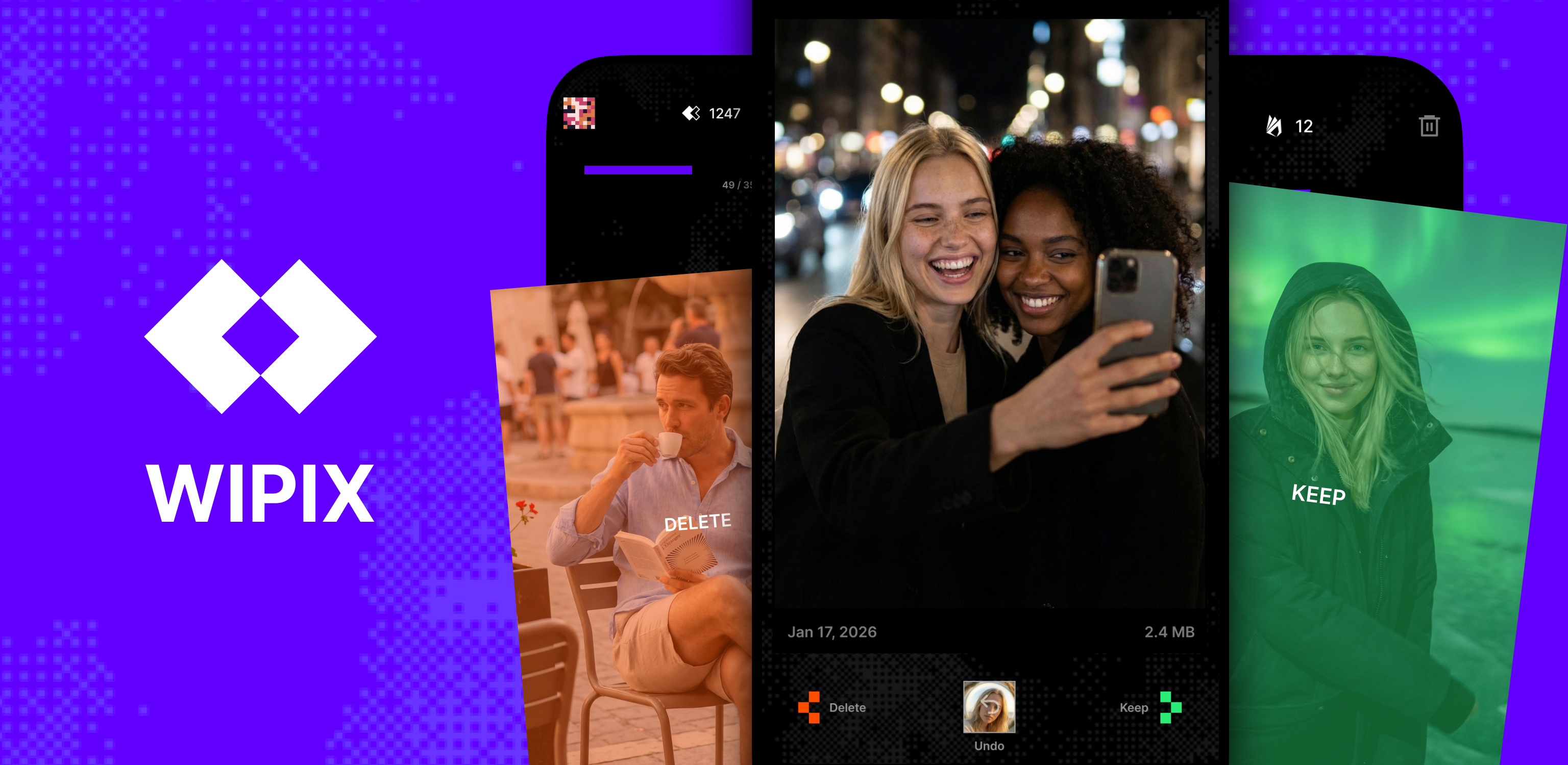 Wipix app screenshots